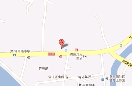 绵阳市第三人民医院伽玛刀治疗中心方位图